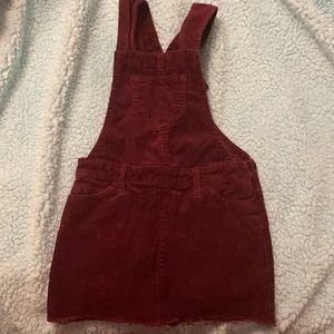 ✨Girl's cord overall dress✨
